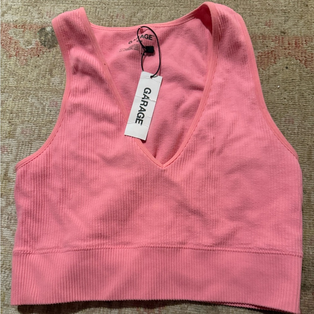 garage pink tank top!